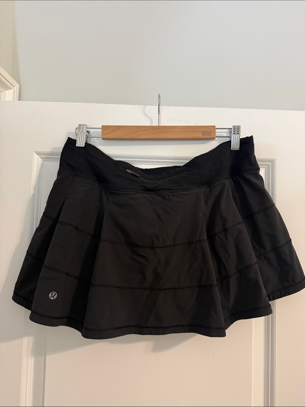 lululemon athletica Black Skirt with Flared Silhouette